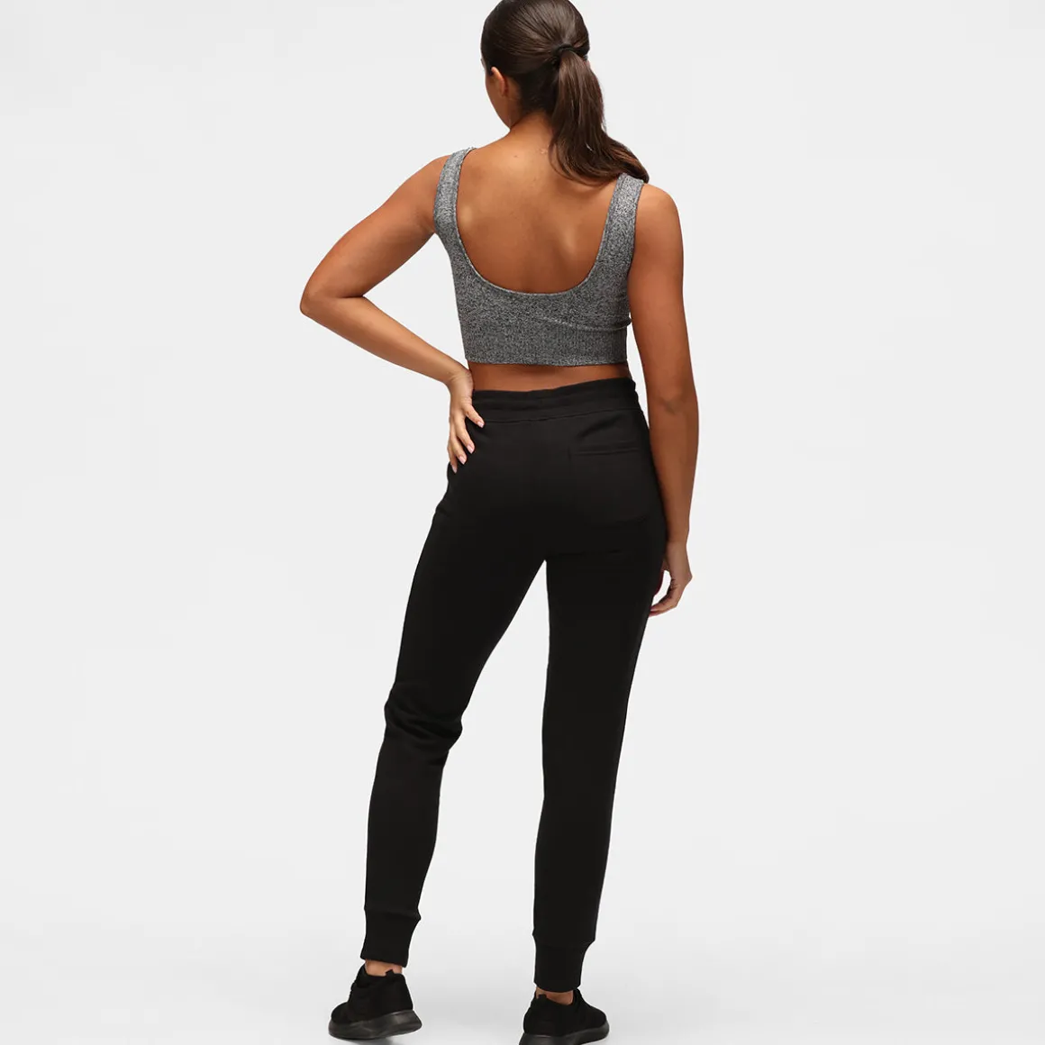 Black Athleisure Joggers