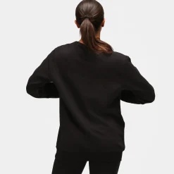Black Athleisure Sweatshirt