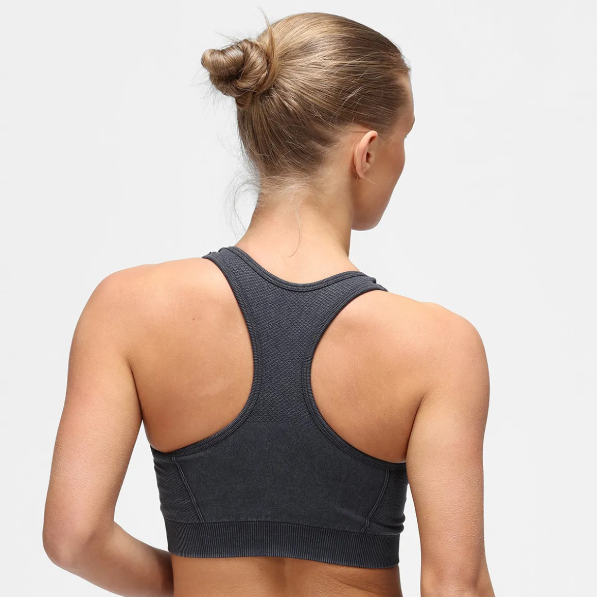 Black Denim Seamless Bra