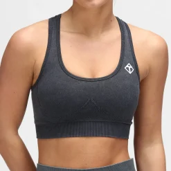 Black Denim Seamless Bra
