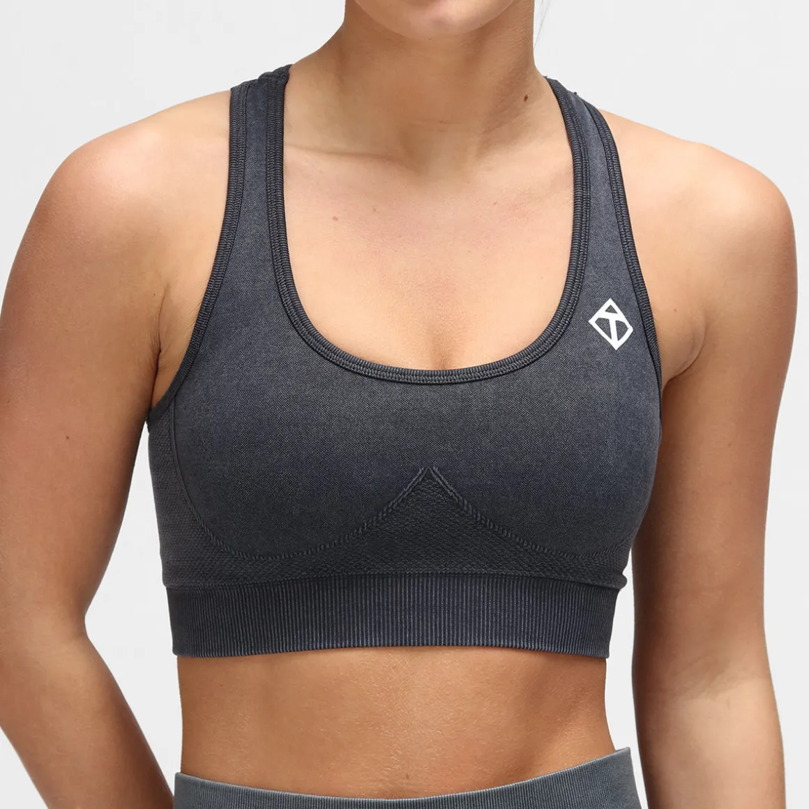 Black Denim Seamless Bra