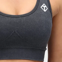 Black Denim Seamless Bra