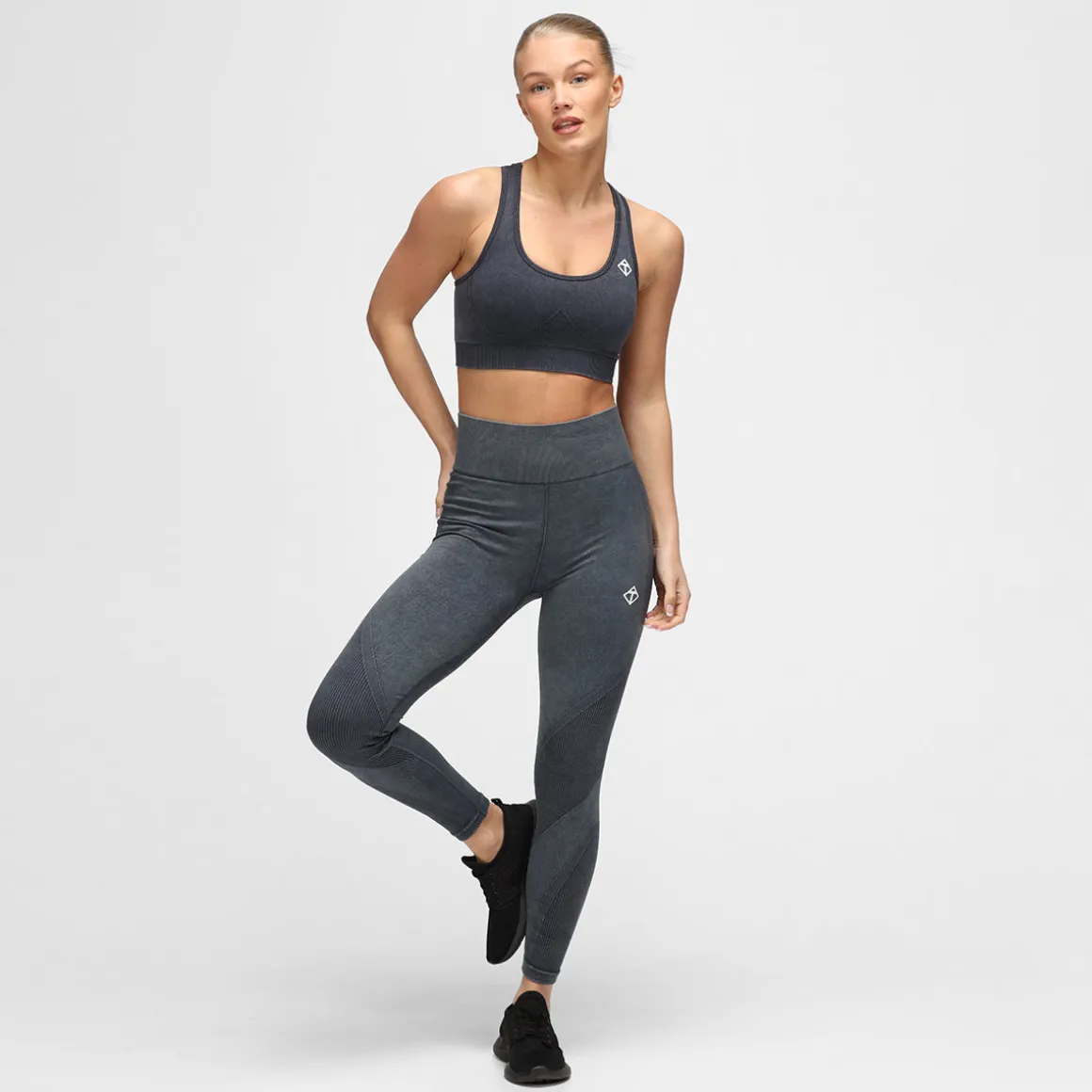 Black Denim Seamless Bra