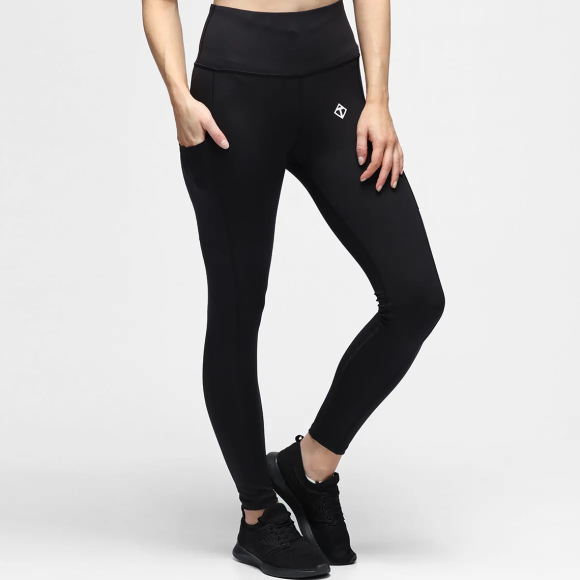 Black Diamond Luxe Leggings With Pockets