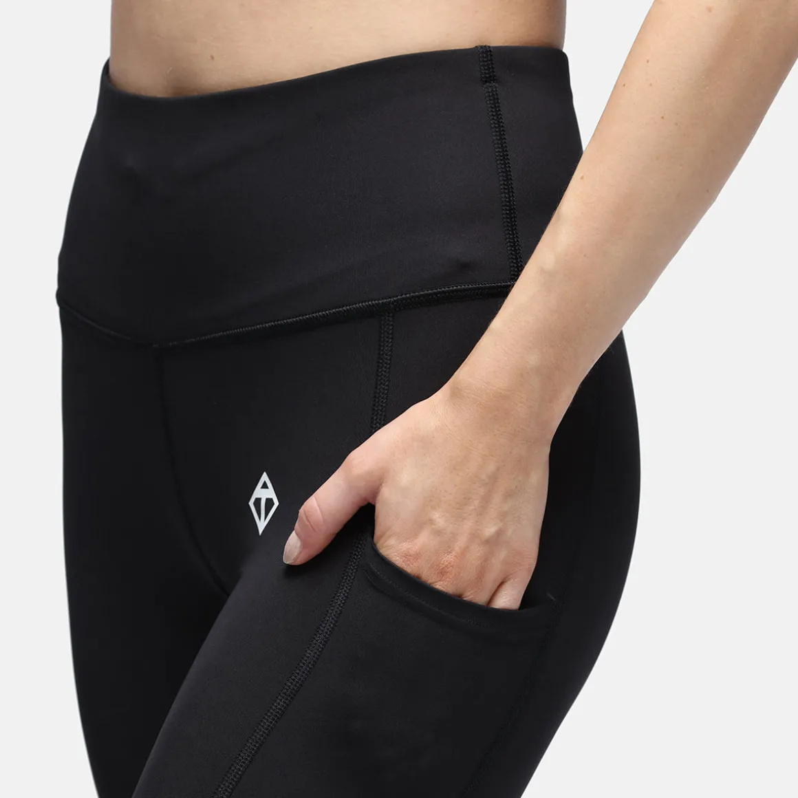 Black Diamond Luxe Leggings With Pockets