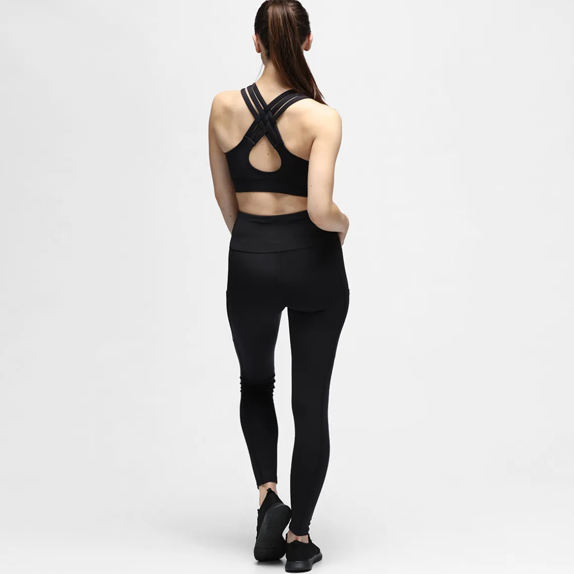 Black Diamond Luxe Leggings With Pockets