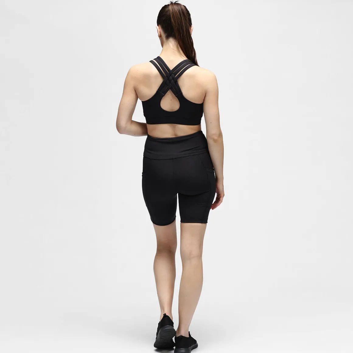 Black Diamond Luxe Running Shorts With Pockets