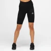 Black Ribbed Seamless Shorts