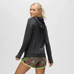 Black Slate Cowl Neck Hoodie