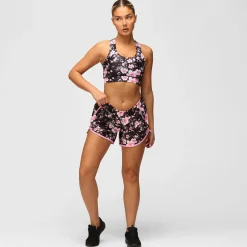 Blossom Noir Loose Fit Workout Shorts