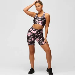 Blossom Noir Running Shorts