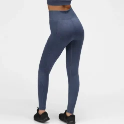 Blue Denim Seamless Leggings