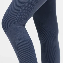 Blue Denim Seamless Leggings