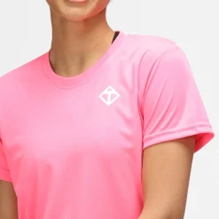 Bright Pink Diamond Ladies Technical T-Shirt