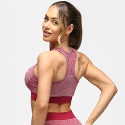 Burgundy Seamless Bra