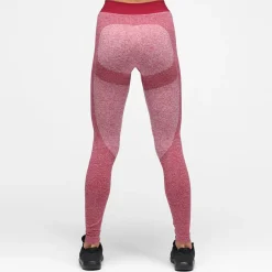 Burgundy Seamless Leggings