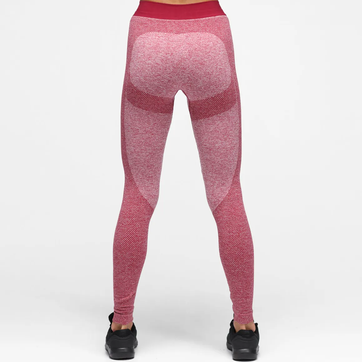 Burgundy Seamless Leggings
