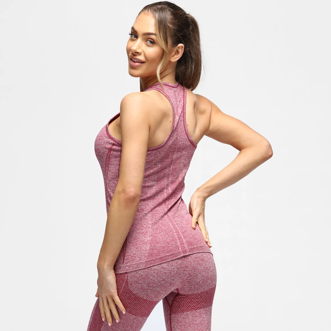 Burgundy Seamless Vest