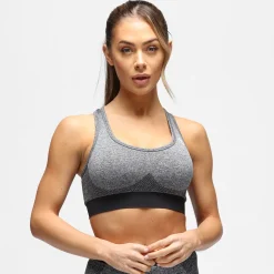 Charcoal Seamless Bra