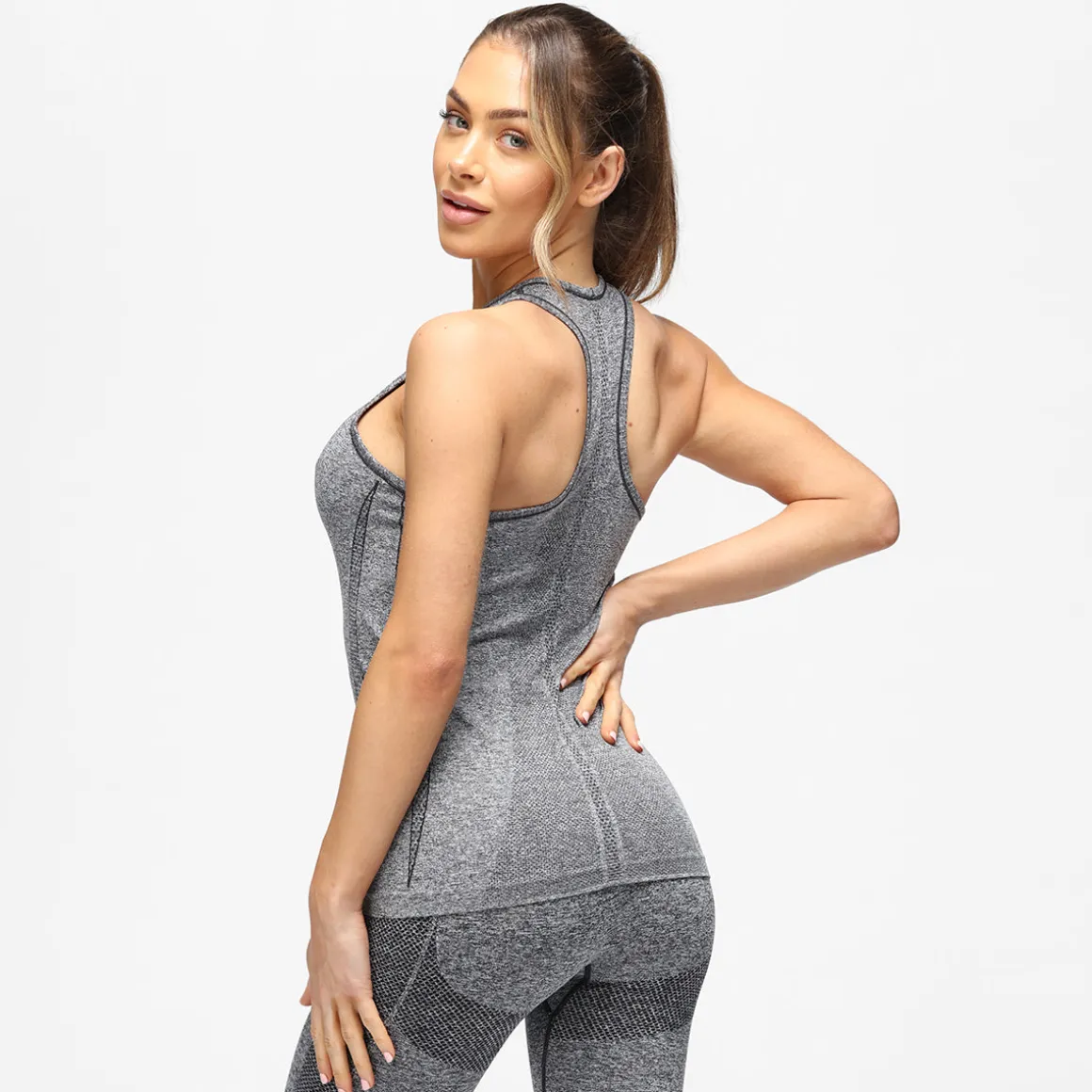 Charcoal Seamless Vest