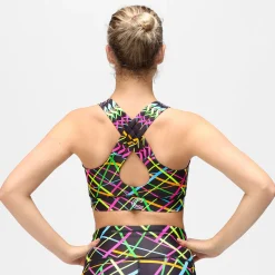 Clubbercise Neon Beam Cross Back Bra
