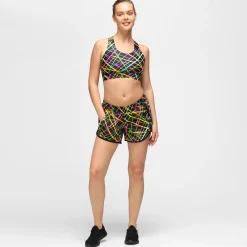 Clubbercise Neon Beam Loose Fit Workout Shorts