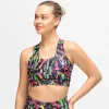 Clubbercise Retro Raver Cross Back Bra