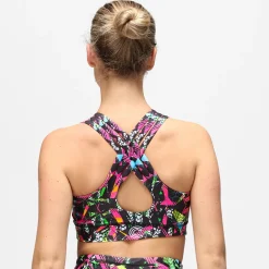 Clubbercise Retro Raver Cross Back Bra
