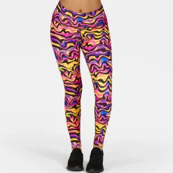 Coral Waves Leggings