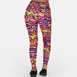Coral Waves Leggings