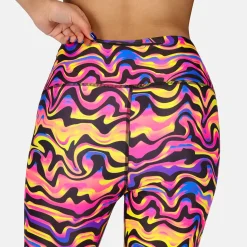 Coral Waves Leggings