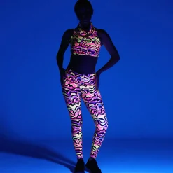 Coral Waves Leggings