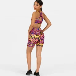 Coral Waves Running Shorts