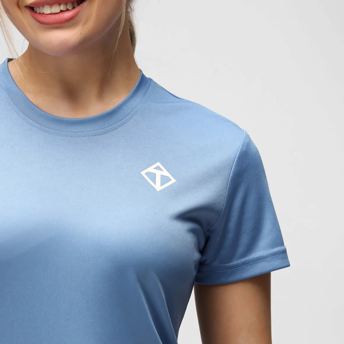 Cornflower Diamond Ladies Technical T-Shirt