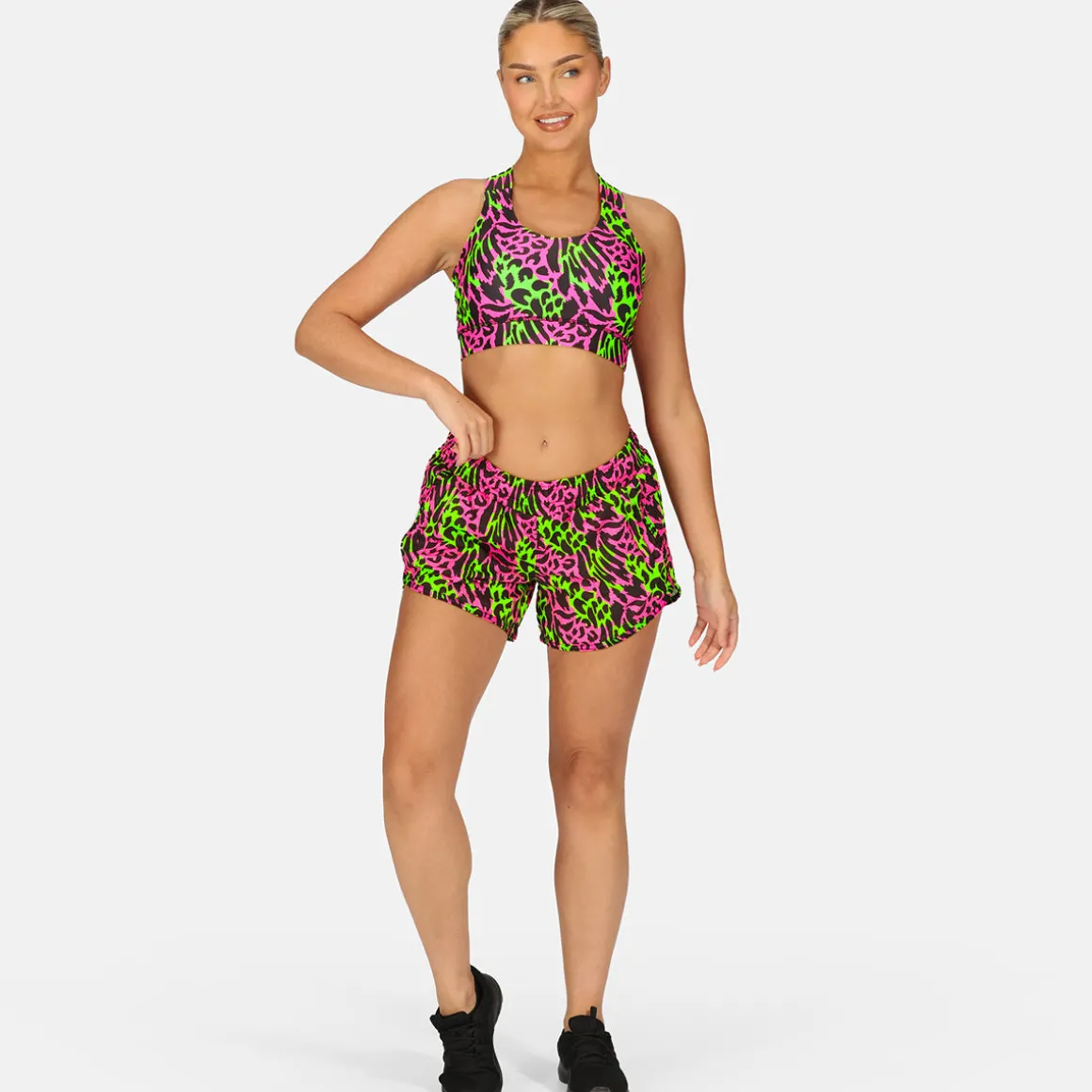 Feline Fusion Loose Fit Workout Shorts