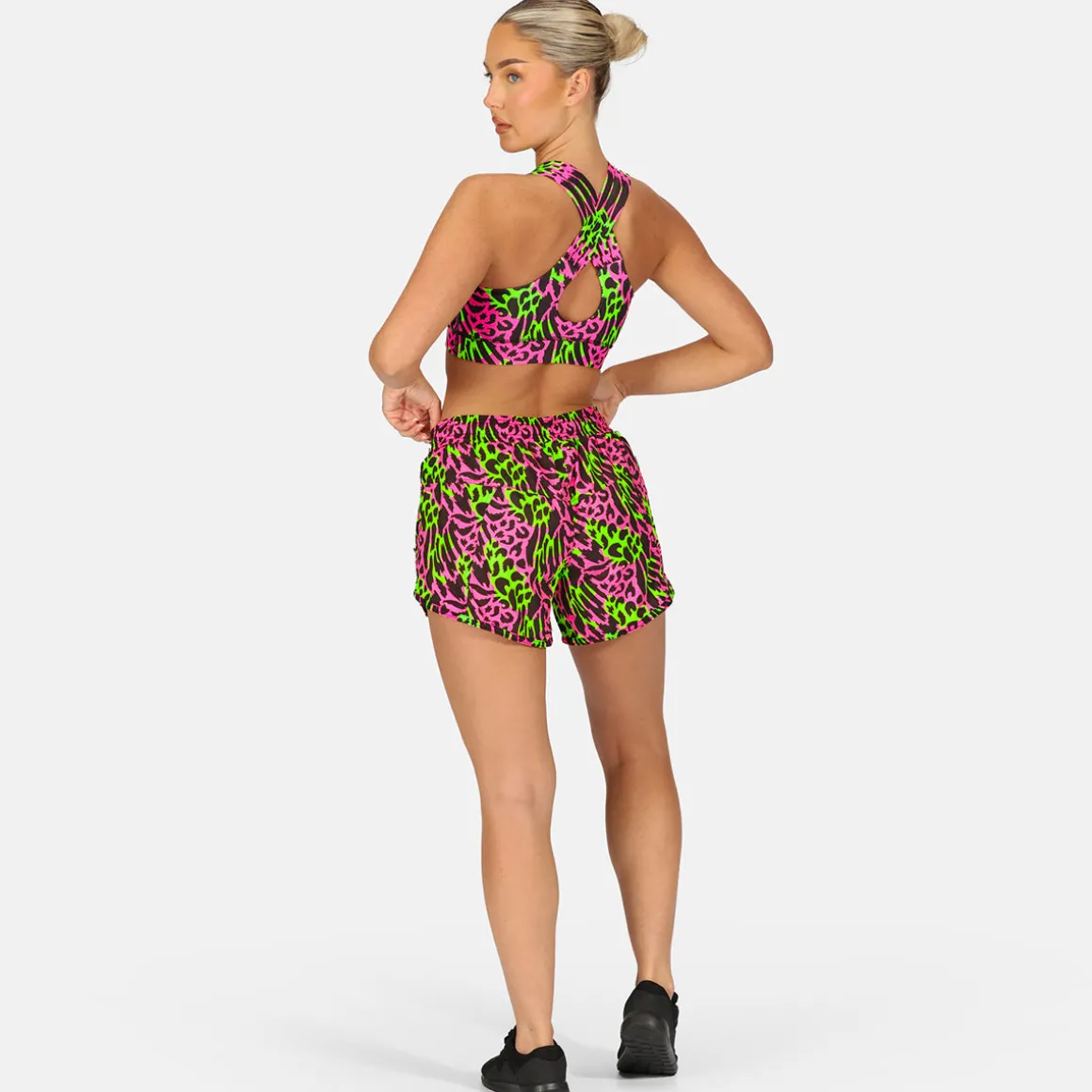 Feline Fusion Loose Fit Workout Shorts