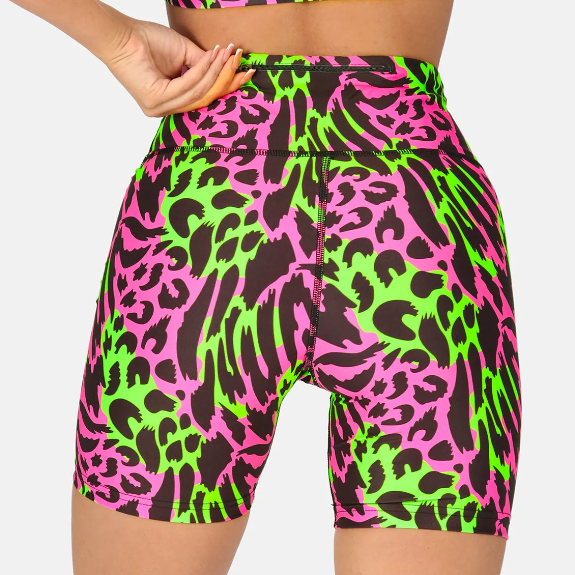 Feline Fusion Running Shorts
