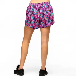 Flamboyant Feathers Loose Fit Workout Shorts