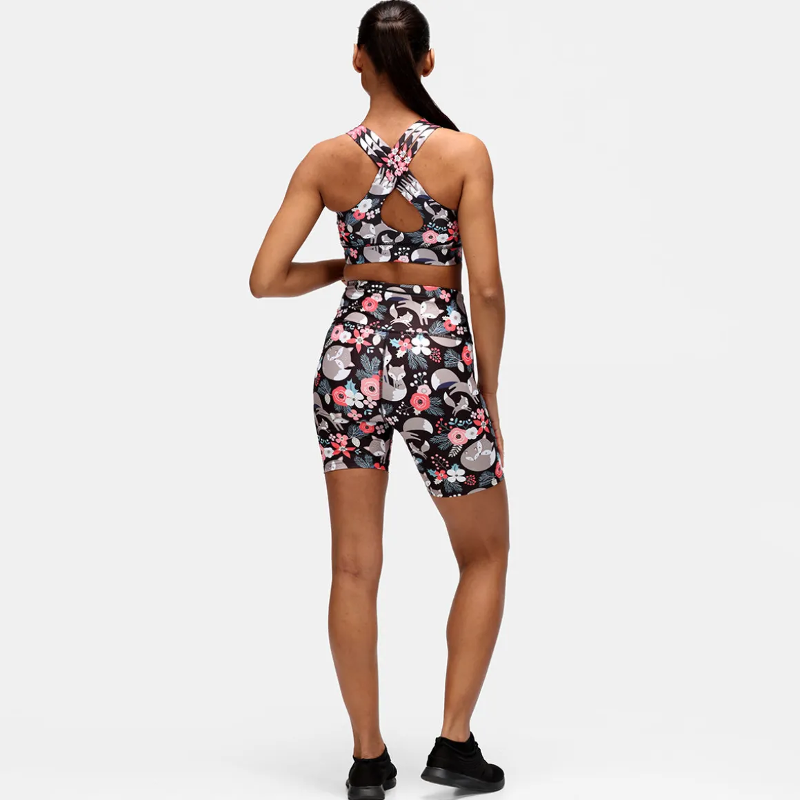 Foxy Floral Running Shorts