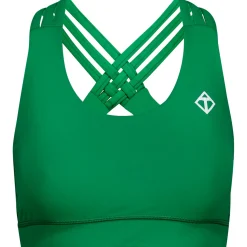 Green Cross Back Bra