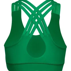 Green Cross Back Bra