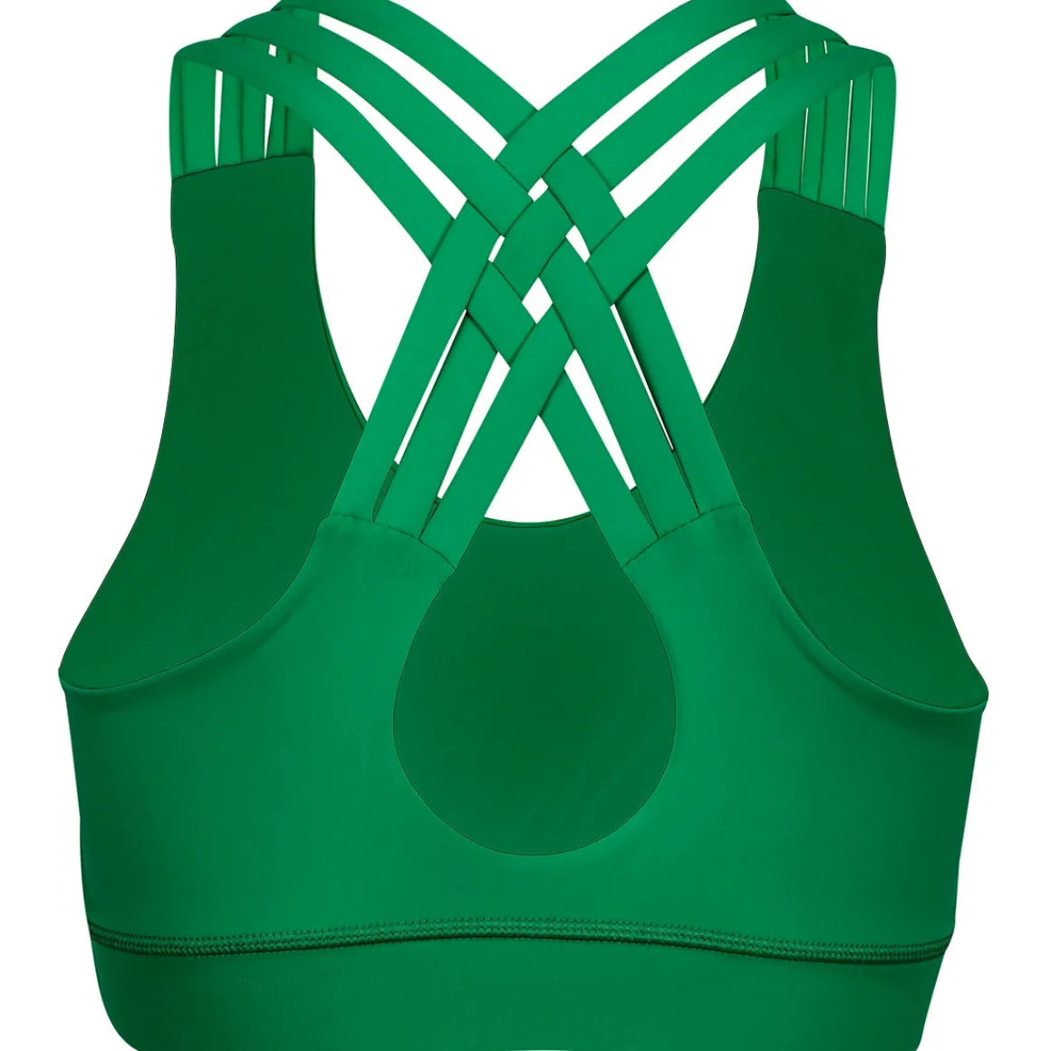 Green Cross Back Bra