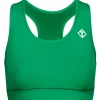 Green Racer Back Bra