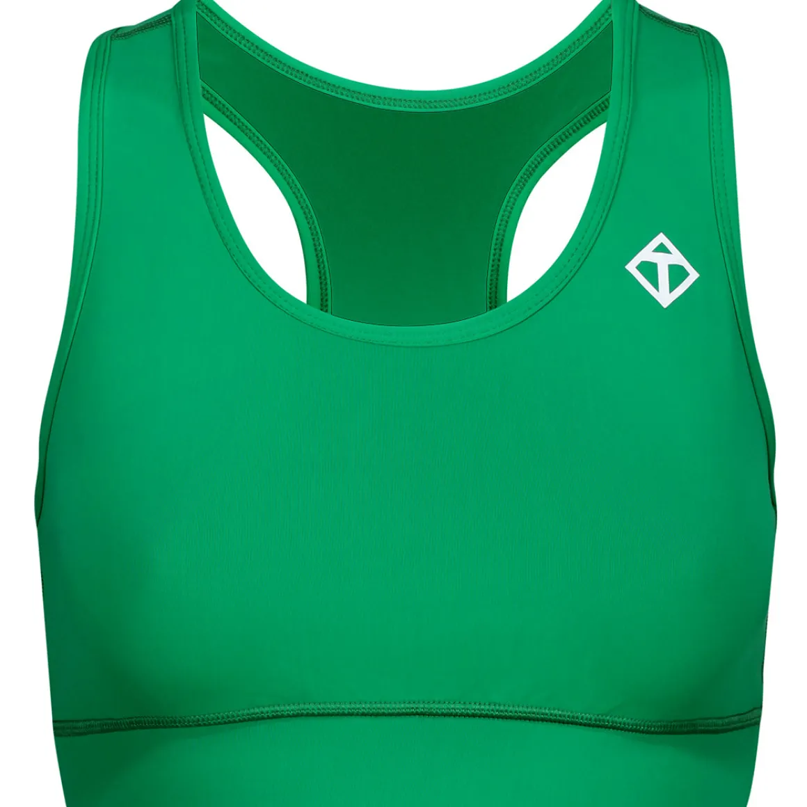 Green Racer Back Bra