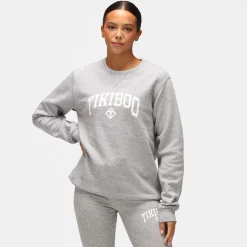 Grey Athleisure Sweatshirt