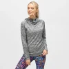 Grey Cowl Neck Hoodie