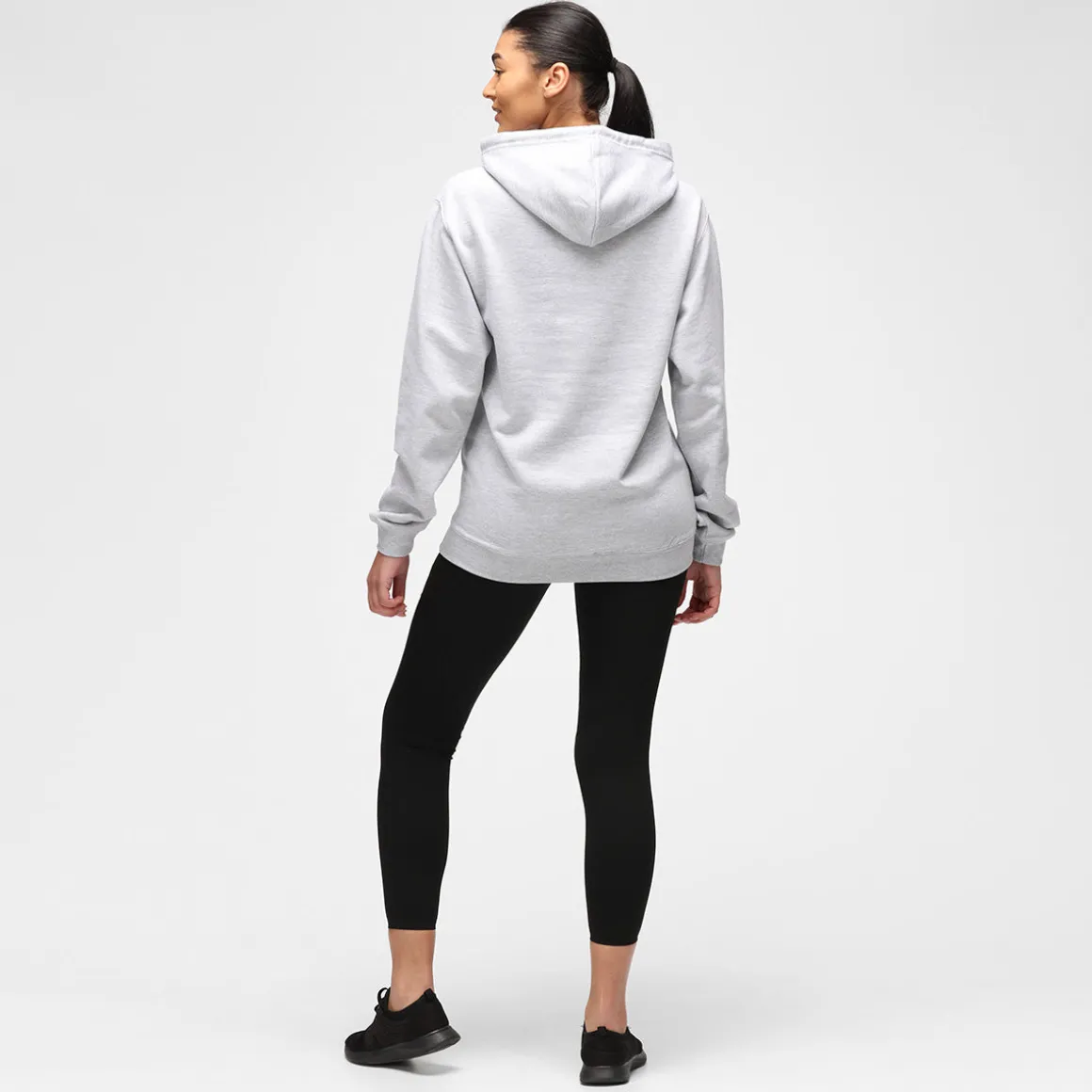 Heather Grey Diamond Hoodie
