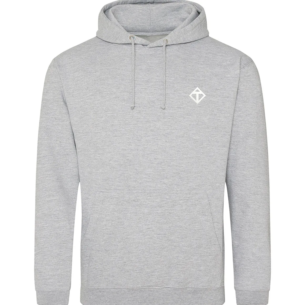 Heather Grey Diamond Hoodie