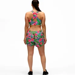 Hibiscus Loose  Fit Workout Shorts