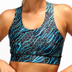 Honeycomb Cross Back Bra